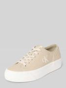 Calvin Klein Jeans Chunky Sneaker mit Logo-Print Modell 'VULC' in Sand...