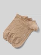 camano Socken mit elastischem Bündchen im 3er-Pack in Beige, Größe 39-...