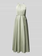 Jake*s Cocktail Cocktailkleid mit Bindegürtel in Lind Melange, Größe 4...