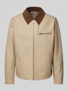 MCNEAL Jacke aus reiner Baumwolle in Beige, Größe L