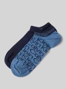CK Calvin Klein Socken mit Label-Print im 2er-Pack in Blau Melange, Gr...