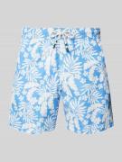 Hartford Badehose mit elastischem Bund in Blau, Größe M