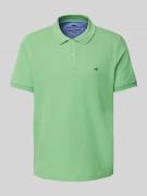 Fynch-Hatton Regular Fit Poloshirt mit Logo-Stitching in Hellgruen, Gr...