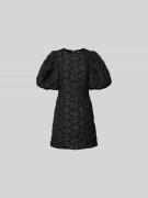 ROTATE Minikleid mit Reißverschluss in Black, Größe 34