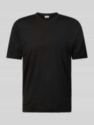 Drykorn T-Shirt mit geripptem Rundhalsausschnitt Modell 'GILBERD' in B...