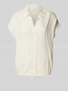 Tom Tailor Relaxed Fit Kurzarmbluse aus reiner Viskose mit V-Ausschnit...