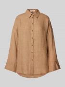 Christian Berg Woman Relaxed Fit Leinenbluse mit Hemdblusenkragen in M...
