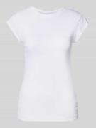 Marc O'Polo Regular Fit T-Shirt aus reiner Baumwolle mit geripptem Run...