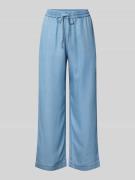 Marc O'Polo Weite Hose aus leichtem Lyocell im Denim Look in Jeansblau...