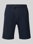 MCNEAL Regular Fit Shorts mit Strukturmuster in Dunkelblau, Größe S