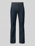 Levi's® Straight Fit Jeans Modell '501®' in Dunkelblau, Größe 30/32