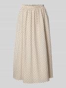 LOLLYS LAUNDRY Maxirock mit elastischem Bund Modell 'Akane' in Ecru, G...