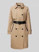 khujo Trenchcoat mit Reißverschlusstaschen Modell 'ERINE' in Camel, Gr...