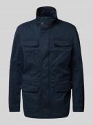 Christian Berg Men Parka mit Pattentaschen in Marine, Größe L