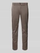 BOSS Orange Herren Chino mit französischen Eingrifftaschen in Hellbrau...