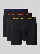 Nike Boxershorts mit Logo-Print Modell 'E-DAY' im 3er-Pack in Black, G...