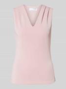 Selected Femme Tanktop mit Raffungen Modell 'TENNY' in Rose, Größe L
