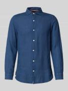 Superdry Regular Fit Leinenhemd mit Haifischkragen Modell 'Vacation' i...
