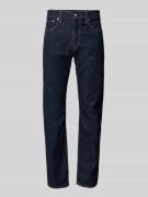 Levi's® Tapered Fit Jeans mit Stretch-Anteil Modell '502™' in Dunkelbl...