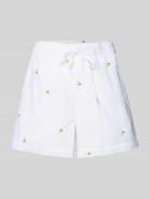 Only Relaxed Fit Shorts aus reiner Baumwolle mit Stickereien Modell 'G...