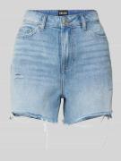 Pieces Regular Fit Shorts aus reiner Baumwolle Modell 'SUMMER' in Hell...