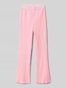 s.Oliver RED LABEL Flared Leggings aus Baumwoll-Mix in Pink, Größe 104