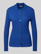 Marc O'Polo Regular Fit Jerseybluse aus Baumwoll-Mix in Royal, Größe X...