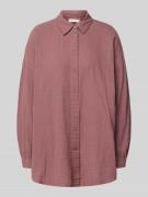 Only Oversized Bluse aus reiner Baumwolle Modell 'THYRA' in Mauve, Grö...