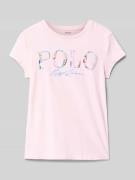 Polo Ralph Lauren Teens T-Shirt mit Logo-Detail und Rundhalsausschnitt...