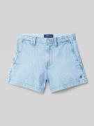 Polo Ralph Lauren Teens Shorts in Denim-Optik mit Eingrifftaschen in B...