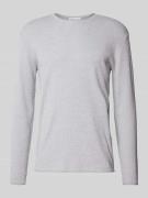 Tom Tailor Denim Regular Fit Strickpullover aus Baumwolle in Hellgrau,...
