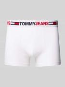 Tommy Hilfiger Trunks mit Label-Schriftzug in Weiss, Größe L