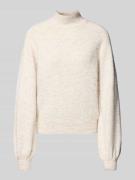 moves Strickpullover mit Stehkragen Modell 'Casinna' in Offwhite, Größ...