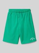 CHAMPION Sweatshorts mit Logo-Stitching in Gruen, Größe 128