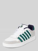 K-SWISS Ledersneaker mit Logo-Print Modell 'Court Palisades' in Weiss,...