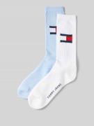 Tommy Hilfiger Strümpfe aus Baumwoll-Mix in Bleu, Größe 39-42