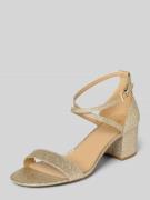 MICHAEL Michael Kors Sandalette mit Blockabsatz Modell 'SERENA' in Gol...