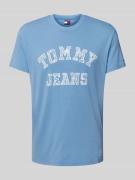 Tommy Jeans Regular Fit T-Shirt aus reiner Baumwolle mit gemustertem L...
