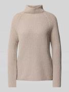 Smith and Soul Relaxed Fit Strickpullover mit Kaschmir-Anteil in Taupe...