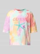 Guess Boxy Fit T-Shirt mit überschnittenen Schultern Modell 'STARFISH'...