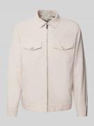Tom Tailor Regular Fit Hemdjacke aus Leinen-Baumwoll-Mix in Beige, Grö...