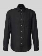 Marc O'Polo Regular Fit Freizeithemd aus reinem Leinen in Black, Größe...
