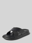 Tommy Hilfiger Sandale mit überkreuzten Riemen in Black, Größe 41