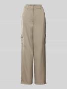 Betty Barclay Wide Leg Cargohose mit Gürtelschlaufen in Oliv, Größe 38