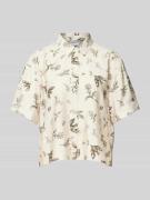 Jake*s Casual Regular Fit Bluse mit 1/2-Arm in Ecru, Größe 40