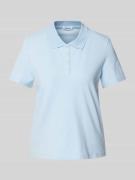 s.Oliver RED LABEL Regular Fit Poloshirt aus Baumwoll-Mix in Hellblau,...