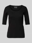 Lanius T-Shirt mit Rundhalsausschnitt in Black, Größe 42