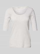 Lanius T-Shirt mit Rundhalsausschnitt in Hellgrau Melange, Größe 40