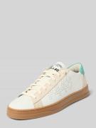 P448 Sneaker mit Label-Print Modell 'JACK' in Weiss, Größe 41