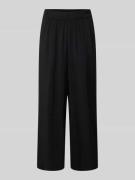 s.Oliver RED LABEL Loose Fit Culotte aus Viskose-Mix in BLACK, Größe 3...